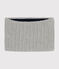 Kinder-Schlauchschal aus Strick mit Fleece-Futter grau CHATON CHINE