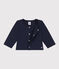 Baby-Cardigan aus dichtem Jersey blau SMOKING