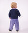 Baby-Hose aus einfarbigem Fein-Cord violett