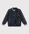 Kinder College-Jacke aus einfarbiger Baumwolle SMOKING