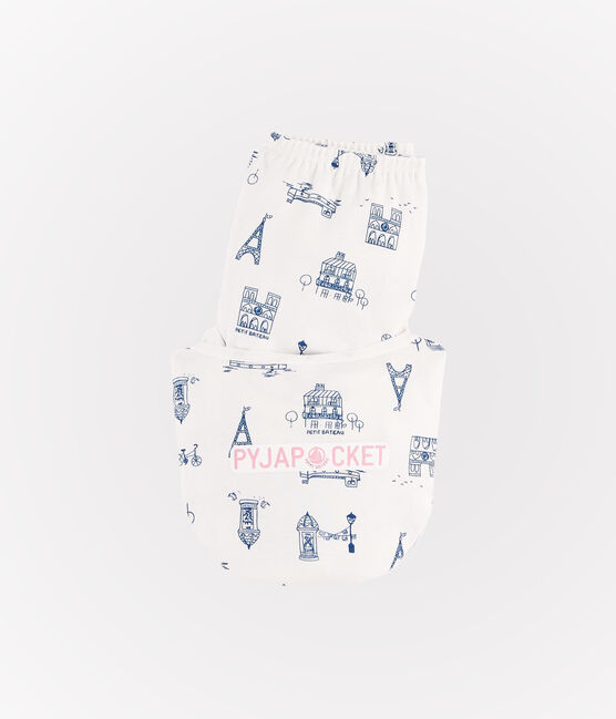 Set mit 2 Rippstrick-Pyjamas für kleine Mädchen variante 1