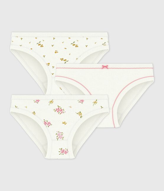 Set Kinder-Slips aus Baumwolle mit Blumenmuster variante 1