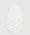 Baby-Schlafsack aus Bio-Baumwolle mit farbigem Tiermuster weiss MARSHMALLOW/weiss MULTICO