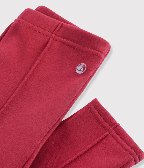 Kinder-Jeggings aus Molton für Mädchen rosa POPPY