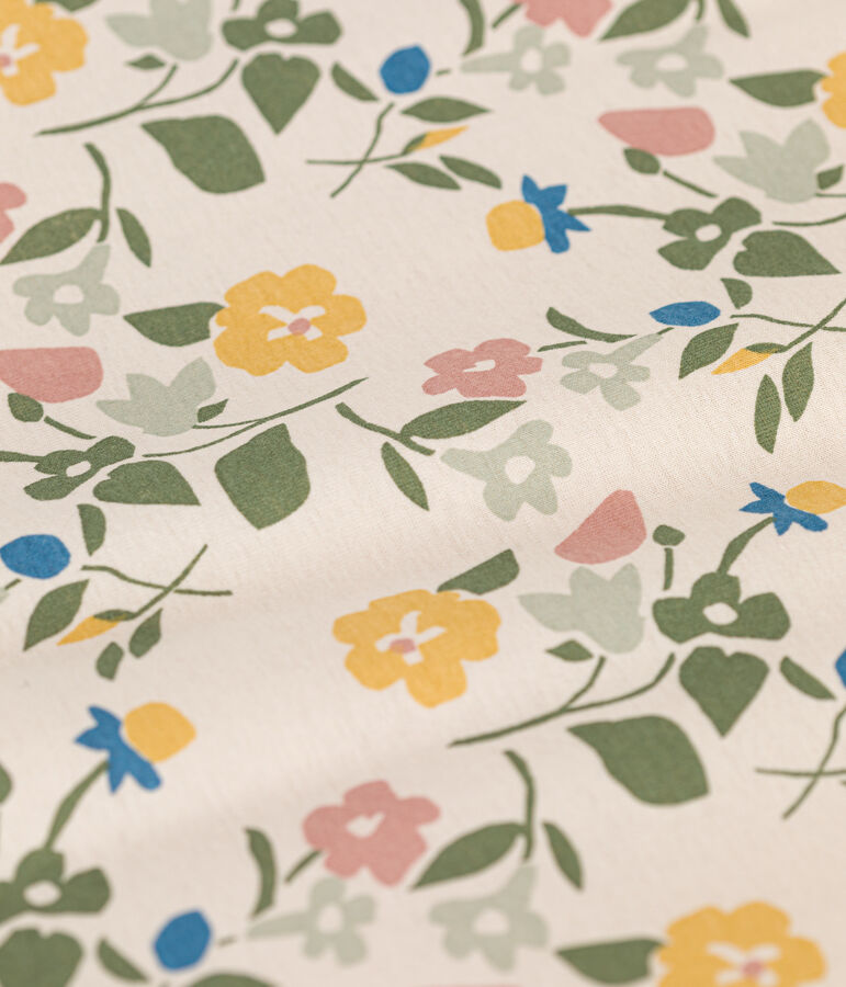 Babyschlafsack mit Blumenmuster aus Baumwolle, TOG 2 naturfarben/vielfarbig