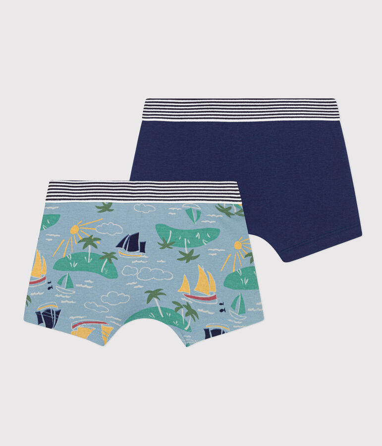 2er-Set Entdecker-Boxershorts aus Baumwolle f&uuml;r Jungen vielfarbig