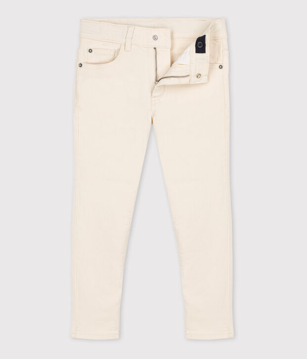 Kinderhose f&uuml;r Jungen aus Denim naturfarben