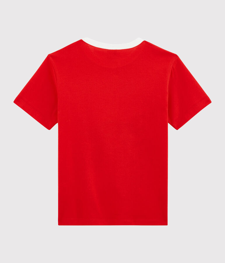 Kinder-T-Shirt f&uuml;r Jungen rot