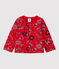 Baby-Cardigan aus Molton mit Bandana-Aufdruck rot TERKUIT/weiss MULTICO