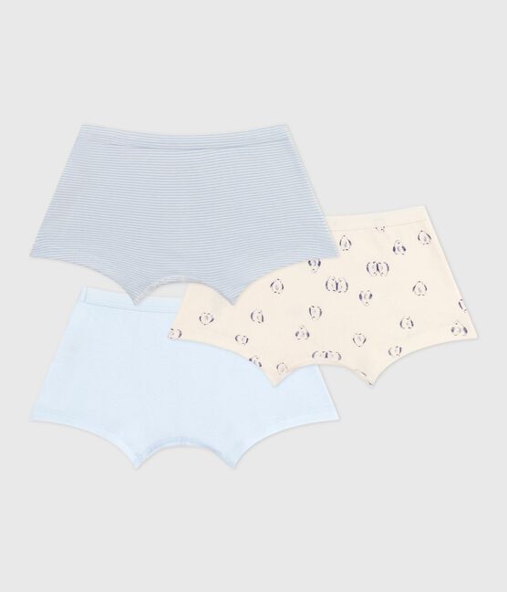 Set Kinder-Boxershorts mit überzogenem Bund aus bedruckter Baumwolle variante 1