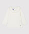 Baby-Bluse aus Baumwolle. weiss MARSHMALLOW