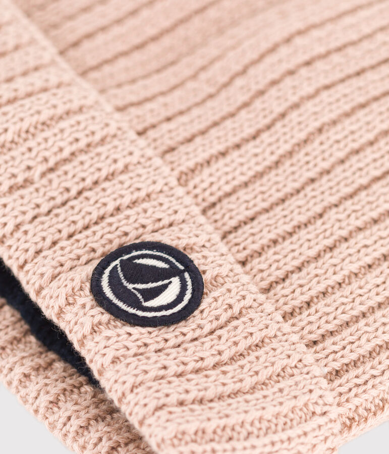 Baby-M&uuml;tzchen mit Fleece-F&uuml;tterung rosa