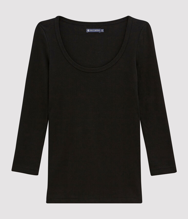Damen-T-Shirt schwarz