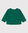 Baby-Sweatshirt aus Baumwolle grün EVERGREEN