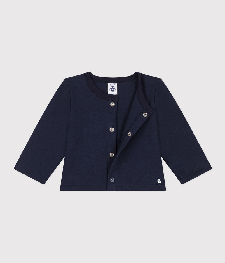 Baby-Cardigan aus dichtem Jersey blau