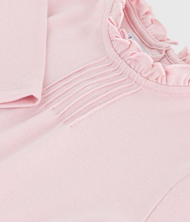 Lang&auml;rmeliges Kinder-T-Shirt aus einfarbiger Baumwolle JOLI