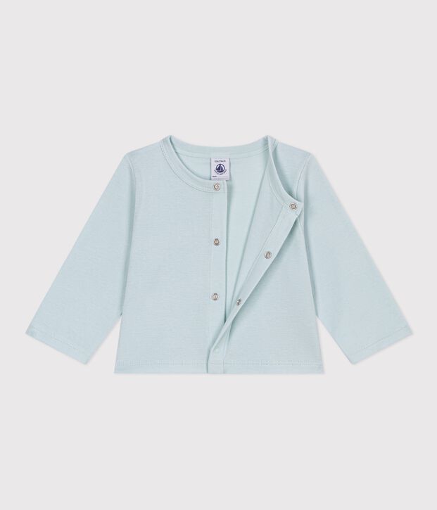 Baby-Cardigan aus einfarbiger Baumwolle SPRAY