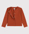 Kinder-Cardigan aus Baumwolle für Mädchen braun RUSTY