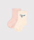 2er-Set Babysocken mit Vogelmotiv