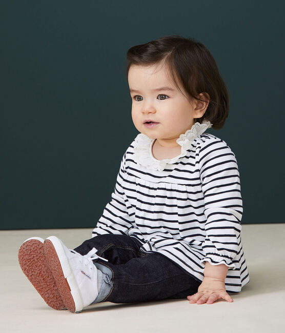 Langarmelige Baby Bluse Fur Madchen Petit Bateau