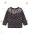 Baby-Jungen-Cardigan aus Wollgemisch grau CAPECOD/weiss MULTICO
