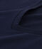 Damen-T-Shirt LE DROIT mit V Ausschnitt aus Baumwolle blau SMOKING
