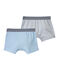 Jungen-Boxershorts im 2er-Set weiss LOT