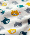 Baby-Overall aus Molton. grau BELUGA/weiss MULTICO