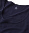 Damen-Top aus Leinen blau SMOKING