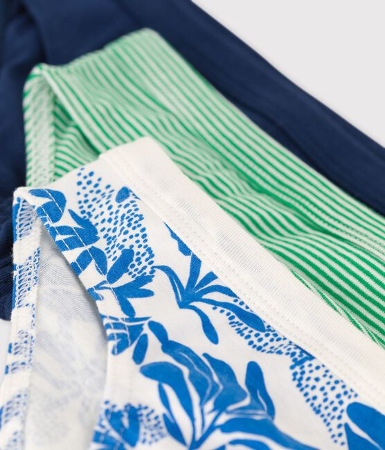 3er-Set Slips aus Baumwolle mit Dschungel-Motiv für Jungen variante 1