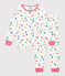 Kinderpyjama aus Baumwolle mit Paris-Printmotiv weiss MARSHMALLOW/blau MEDIEVAL/ MULTICO