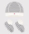 Zweiteiliges gestreiftes Baby-Set aus Bio-Baumwolle variante 1