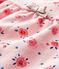 Langärmeliges Baby-Kleid für Mädchen rosa MINOIS/weiss MULTICO