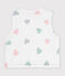 Wendbare Baby-Weste aus bedruckter Baumwolle weiss/vielfarbig