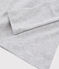 Damen-T-Shirt mit Rundhalsausschnitt grau BELUGA CHINE