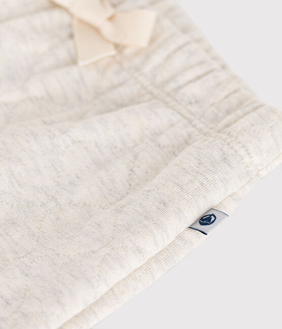 Baby-Hose aus gestepptem Doppeljersey beige MONTELIMAR CHINE