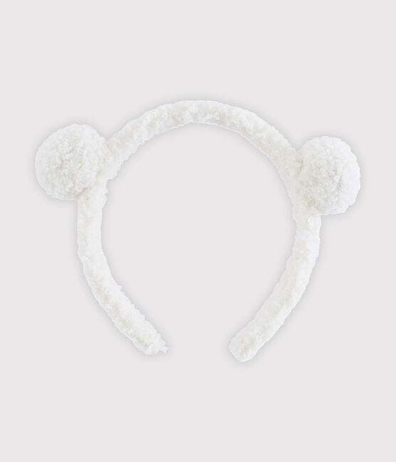 Mädchen-Haarreif weiss MARSHMALLOW
