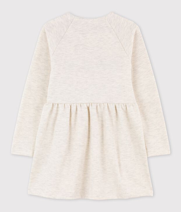 Lang&auml;rmeliges Kleid aus Molton f&uuml;r M&auml;dchen MONTELIMAR CHINE