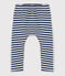 Gestreifte Baby-Hose aus Doppeljersey blau MEDIEVAL/ MONTELIMAR