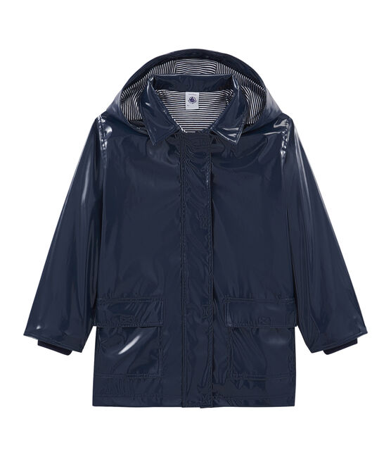 Lack-Regenjacke für Mädchen blau SMOKING