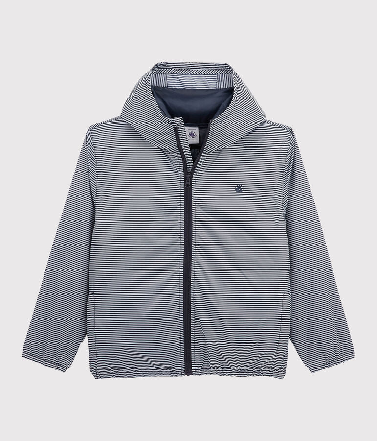 Windjacke f&uuml;r Kinder, 3 in 1, aus recycelten Material blau