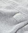 Baby-Leggings aus 2x2-Rippstrick aus Bio-Baumwolle grau BELUGA CHINE