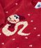 Baby-Pullover aus Woll- und Baumwollstrick rot CORRIDA