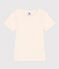 Kurzärmeliges T-Shirt aus Baumwolle naturfarben AVALANCHE