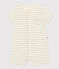 Kurzer Baby-Overall aus Bouclé-Frottee AVALANCHE/ HERBIER