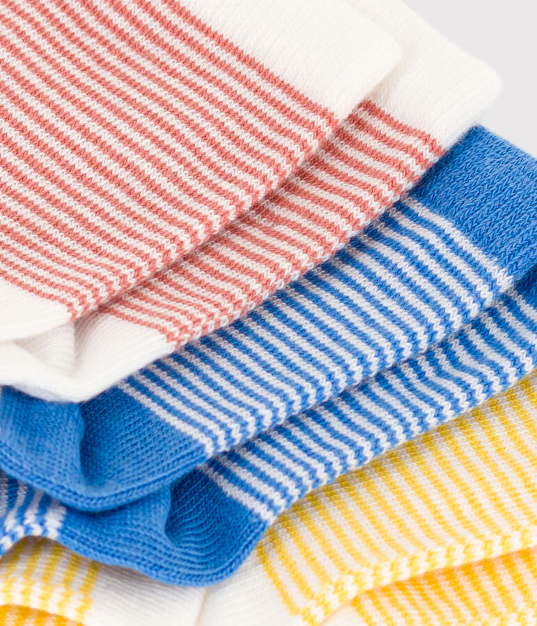 3er-Set Babysocken vielfarbig