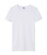 Einfarbiges kurzarm-t-shirt damen