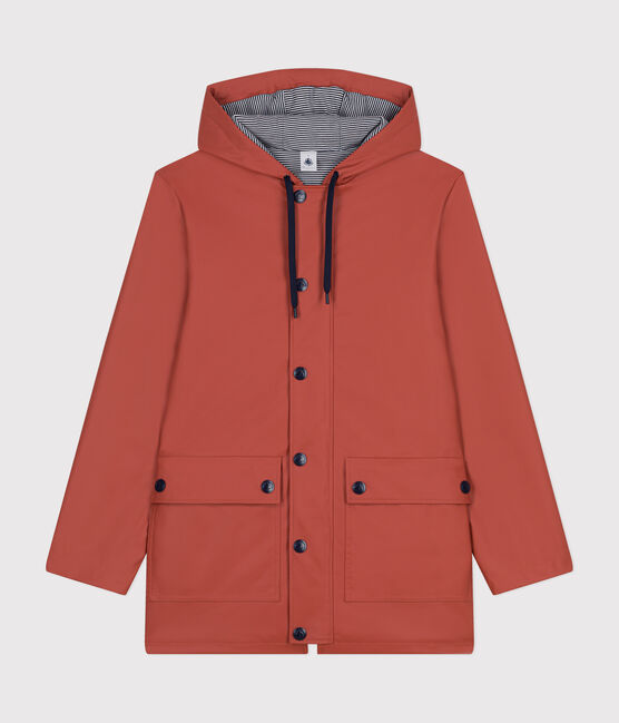 Klassische Damen/Herren-Regenjacke braun FAMEUX