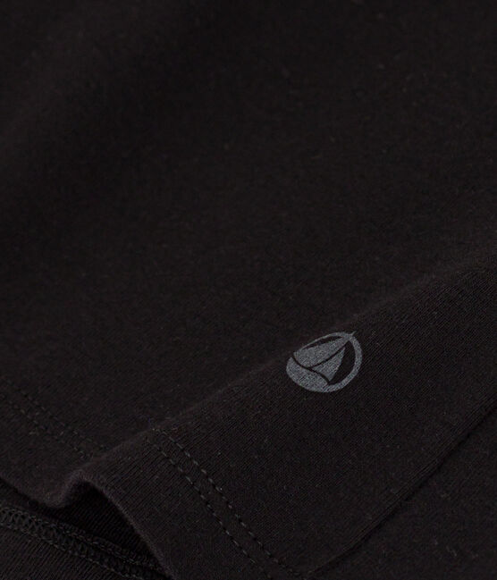 Damen-Tanktop L’Iconique aus Baumwolle schwarz BLACK