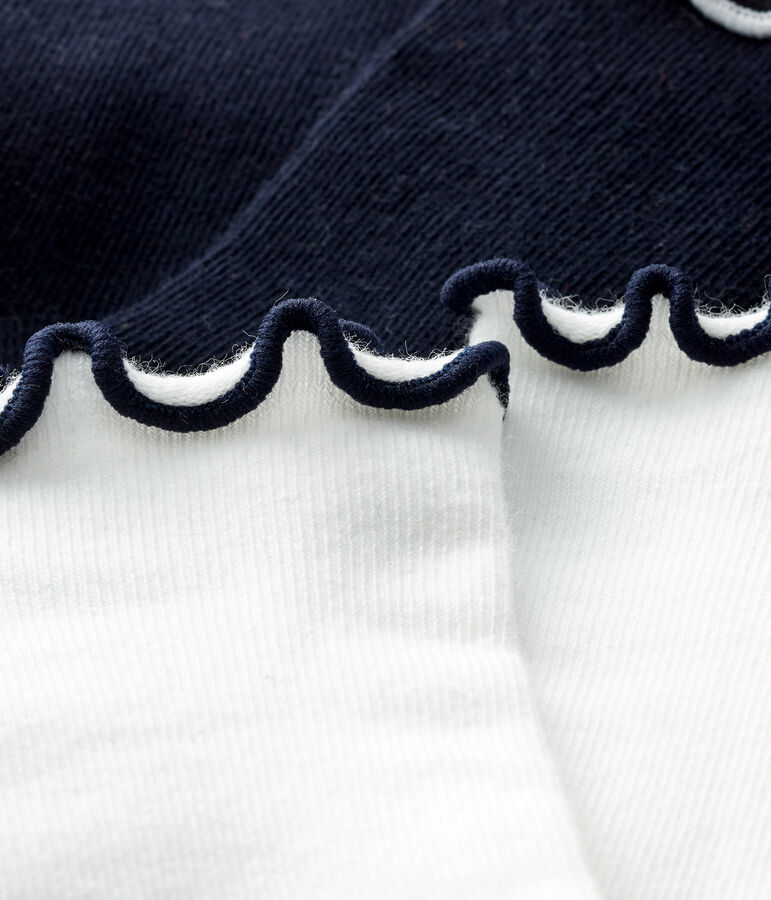 2er-Set Baby-Kniestr&uuml;mpfe M&auml;dchen vielfarbig